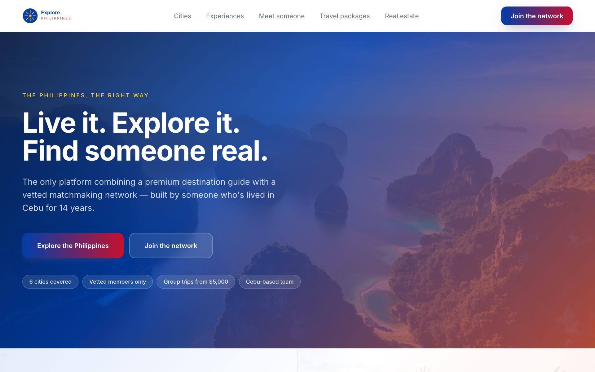 Explore Philippines website